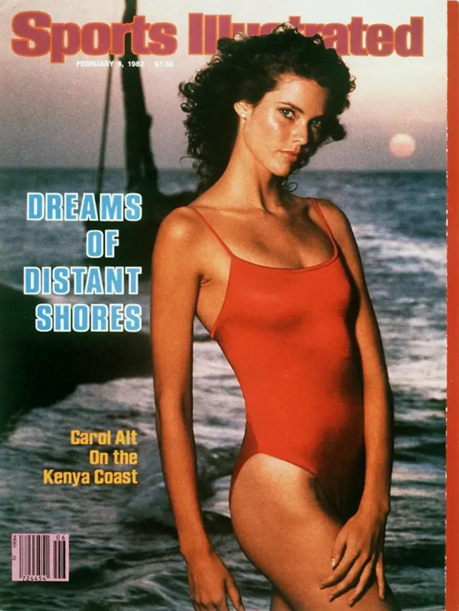 Carol Alt was photographed by John G. Zimmerman in Kenya.